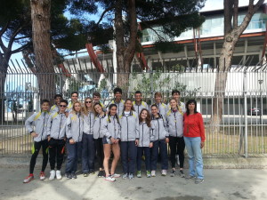 squadra femminile e maschile del Liceo